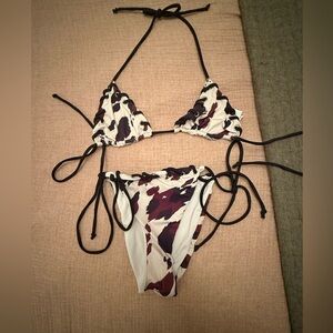 ASOS Stylish cow print bikini